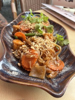 Pad Thai with tofu   at Thai Chi in Freiburg