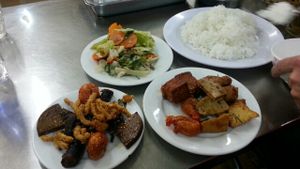 mix from the buffet at An Lac Tam - P2 in Da Lat