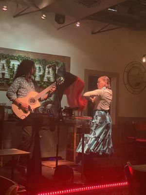 Dancing at Eatapas in Fort Lauderdale