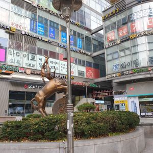 on 2nd floor inside at Greek Farm Yogurt in Seoul