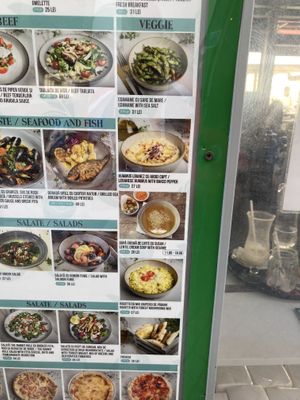 Veggie/vegan options  at The Rabbit Hole in Sibiu