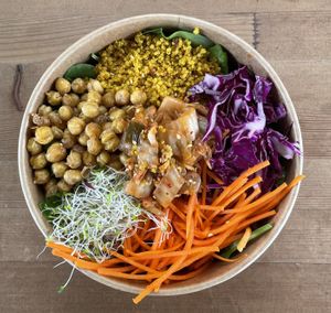 Kimchi Bowl   at Grassroots in Port Alberni