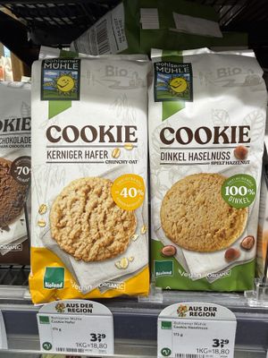 vegan cookies  at denn's Biomarkt - Ernst-August-Platz in Hannover