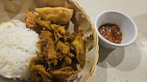 Kalasan fried chicken at T-Covy in Semarang
