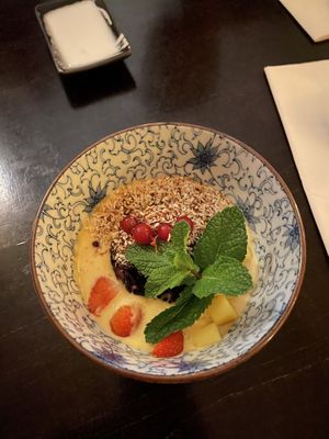 mango sticky rice  at Jasmijn en Ik in Utrecht