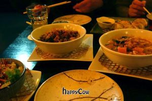 Having an all-vegan dinner at 'Jasmijn en ik' in Utrecht. at Jasmijn en Ik in Utrecht