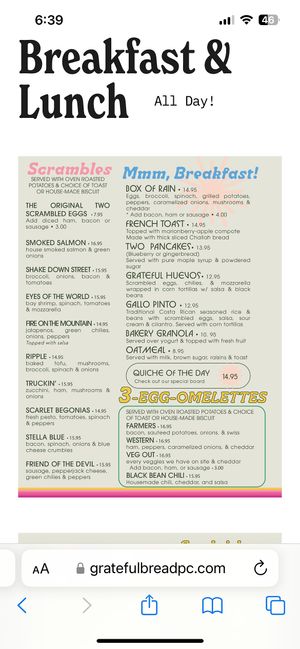 09/24 at Grateful Bread Bakery in Pacific City