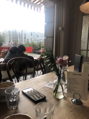 view  at Café des Amis in Zurich