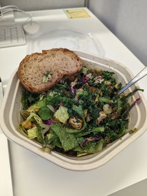 Hummus crunch bowl with added tofu (my new favorite) at sweetgreen in Atlanta
