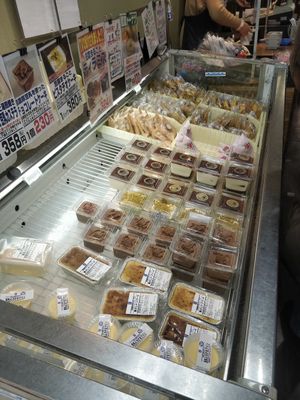 Dessert section... Nothing but milk and eggs on sight ): at Shigezo the 3rd Kichijoji in Musashino