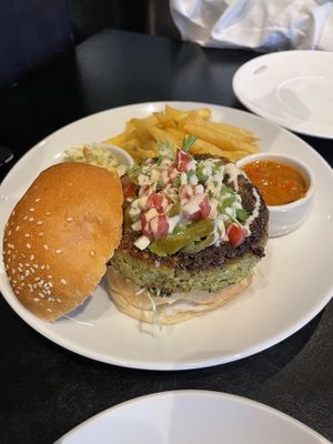 Falafel burger  at Artcaffé in Nairobi