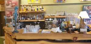 bar at DaOrganic restaurant in Sofia