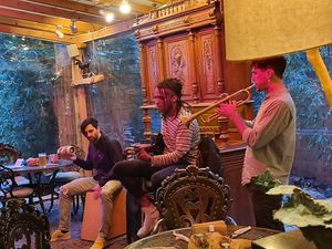 Live music events and art exhibitions in the art space of the restaurant.  at DaOrganic restaurant in Sofia