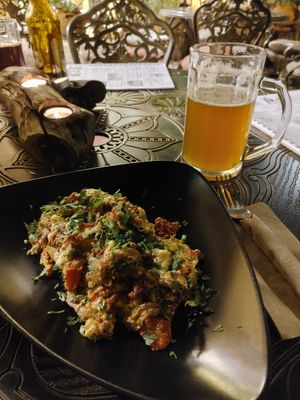 Vegetarian Bulgarian "Mish Mash" at DaOrganic restaurant in Sofia