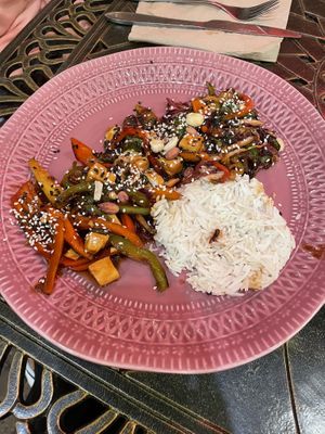   at DaOrganic restaurant in Sofia