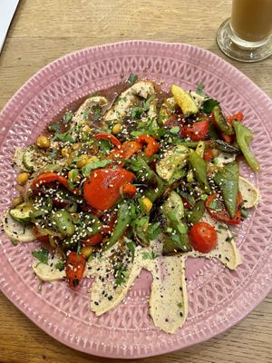   at DaOrganic restaurant in Sofia