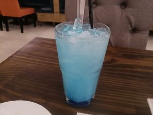Blue soda at Bà Xã - Phu Nhuan in Ho Chi Minh City