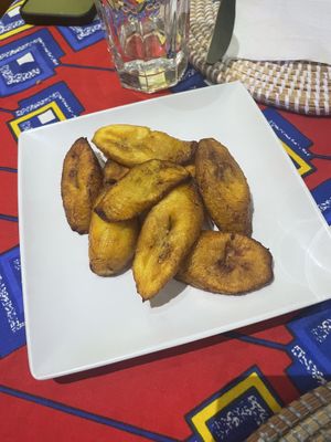 Fried plantains #Veganuary at Joloff in Brooklyn