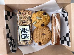 Caja muestra de postres  at Yam in Aguascalientes