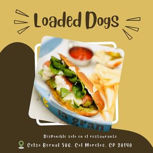 Hot Dog grande de Pesto con espinaca y queso derretido (Solo disponible en el restaurante)  at Yam in Aguascalientes