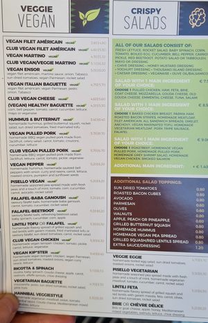 Veggie & vegan sandwiches at Oliver's Sandwich & Salad Bar in Antwerpen