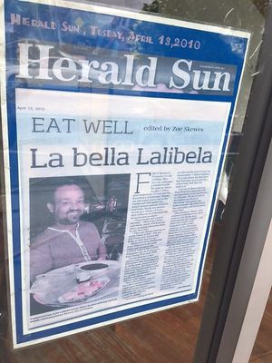 Herald Sun Review at Cafe Lalibela in Footscray