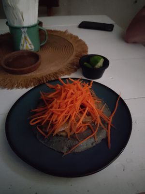 Vegano taco at Tribu Mazunte in Mazunte