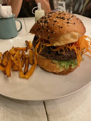 Vegan Burgerr  at Tribu Mazunte in Mazunte