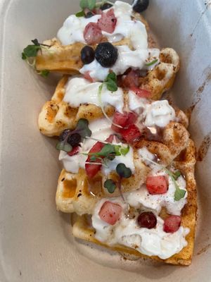 Waffles at Flatbelly Veg - Food Truck in Erdenheim