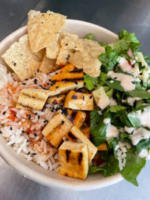 Sweet Chili Grilled Tofu Bowl at Flatbelly Veg - Food Truck in Erdenheim