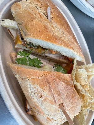 Grilled Tofu Bahn Mi at Flatbelly Veg - Food Truck in Erdenheim
