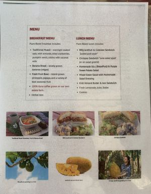 Menu  at Fair Wind in Kailua Kona