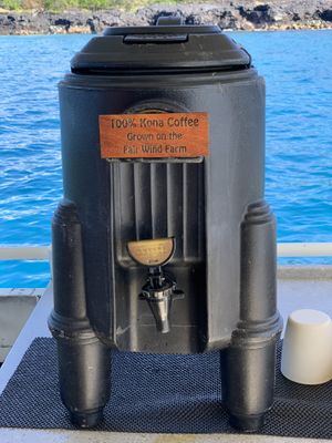 Coffee  at Fair Wind in Kailua Kona