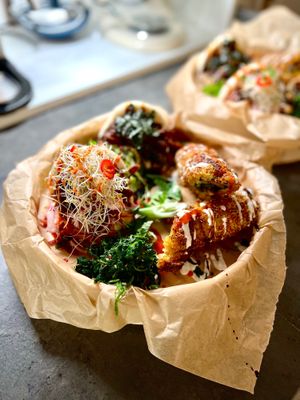 Mixed Streetfood Platter at The Gooks in Neubiberg