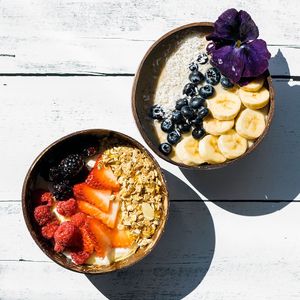 Hot steel cut oats at Malama Cafe in Carolina Beach