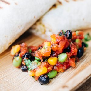 Scratch made salsa at Malama Cafe in Carolina Beach