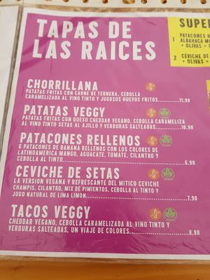 tapas at La Raiz in Barcelona