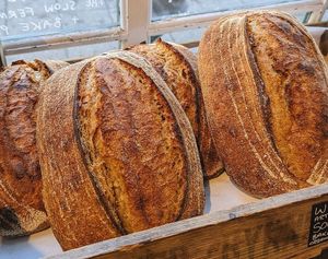 Amazing locally baked sourdough 😍 at Plentiful Wholefoods in Ramsbottom