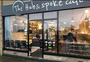 Warm and cosy. We love our customers  at The Hub and Spoke Cafe in Dunstable