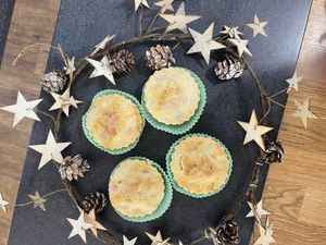 Vegan and gluten free mince pies  at The Hub and Spoke Cafe in Dunstable