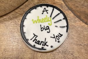 Thanks for your support in 2031  at The Hub and Spoke Cafe in Dunstable