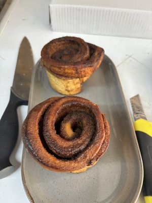 Vegan sourdough bun  at The Hub and Spoke Cafe in Dunstable