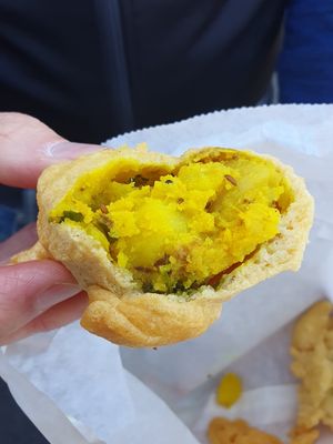 Inside the vada at The Dosa in Hebden Bridge