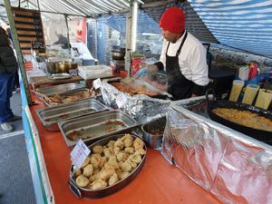 Chef in action at The Dosa in Hebden Bridge