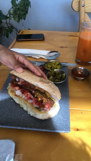 Hot Dog 🧡  at Tata Mia in Bucerias