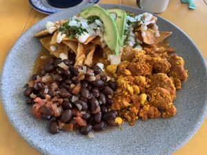 Tofu scramble breakfast  at Tata Mia in Bucerias