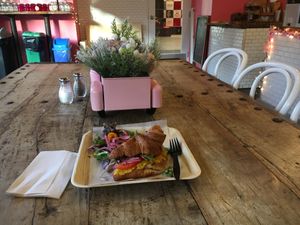 Vegan cauliflower croissant. at Glow Plant Based Revolution in New York City