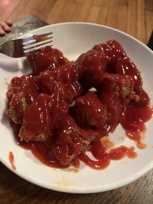 BBQ seitan bites  at Lucky's Taproom and Eatery in Dayton