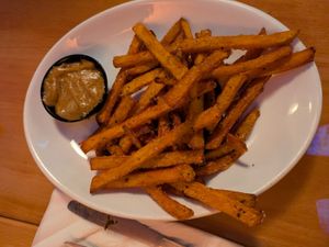 Sweet potato fries at Lucky's Taproom and Eatery in Dayton