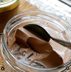 Crème chocolat maison at la Luciole in Lyon